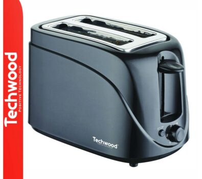 Torradeira 2 Ranhuras 700W Preta TECHWOOD